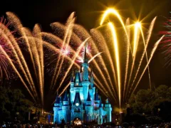 ディズニーランドの星