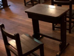 丸坊主だらけの教室