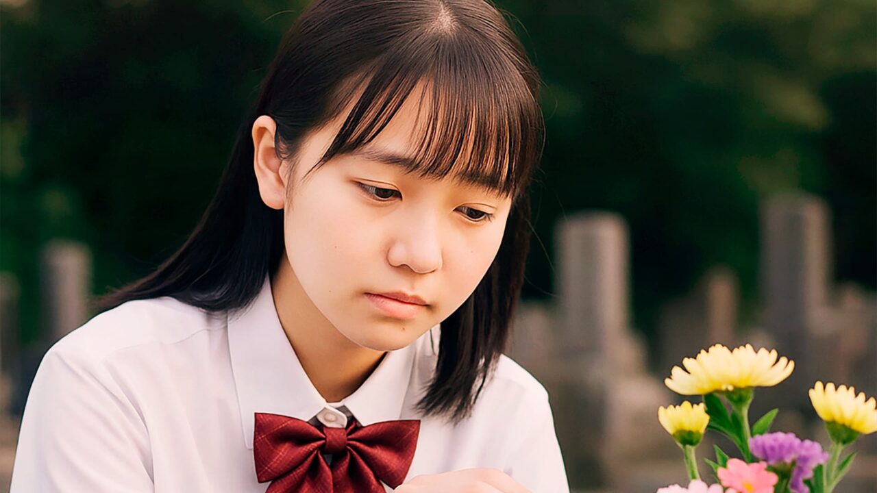 悲しむ少女