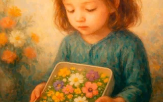 母を想うお弁当 ― 花でいっぱいの遠足の日