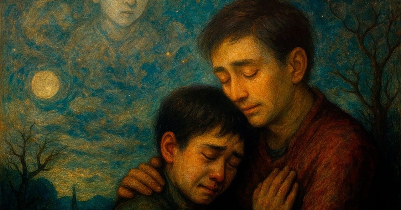 兄の涙と抱擁