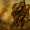 戦地で背負われた恩