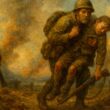 戦地で背負われた恩