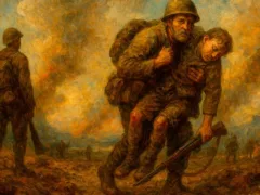 戦地で背負われた恩と、最後の約束