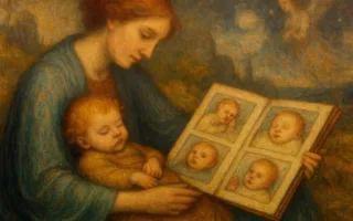 色鉛筆のアルバムと母の宝物