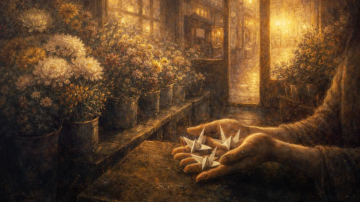 花屋の午後の輝き