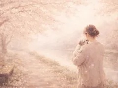 桜並木と最後の散歩