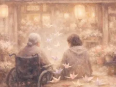 祖母が折った千羽の折り鶴