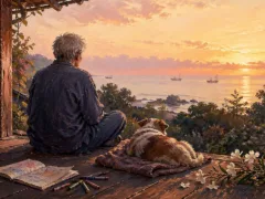 絵日記の最後のページ