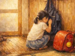 娘の朝のおまじない