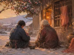 実話｜紅花染めの白猫