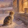 猫が運んだ茶のボタン