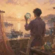 硝子職人と海色の浮き玉