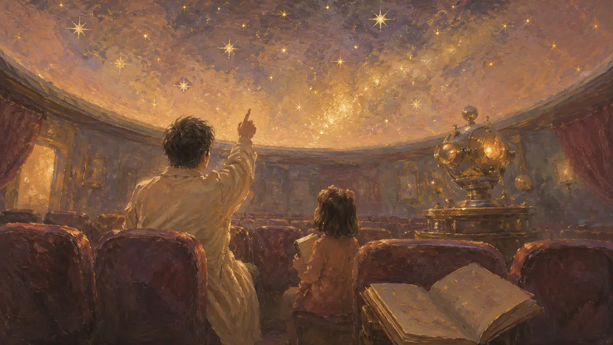 星空を仰ぐ幻想的なひととき