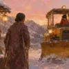 雪の峠で握られた手