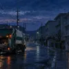 朝四時の圧縮音が止まる一分